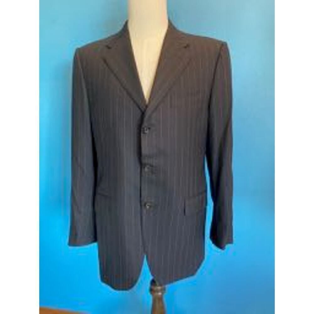 Made in ITALY Canali Suit Sport Coat 3 Button Super 150s 100% Pure New Wool 40